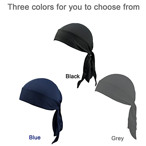3Pcs Skull Caps Sweat Wicking Cooling Helmet Liner T47521