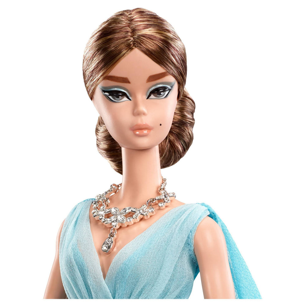 Blue Chiffon Ball Gown Doll X59677
