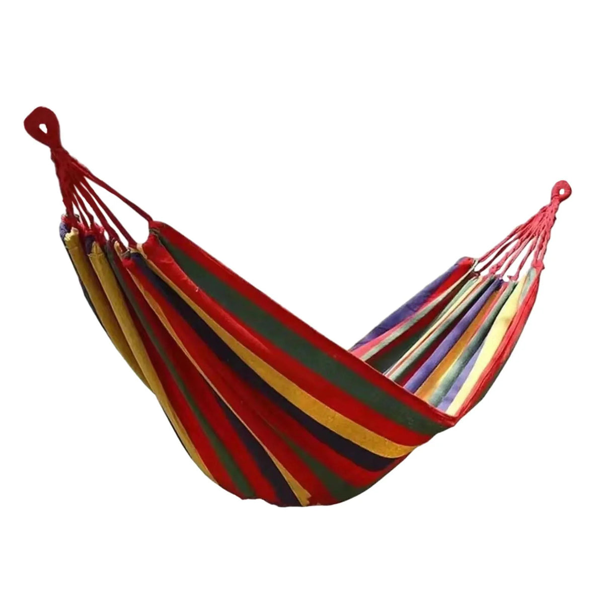 Red Canvas Camping Hammock 190x150cm U358047