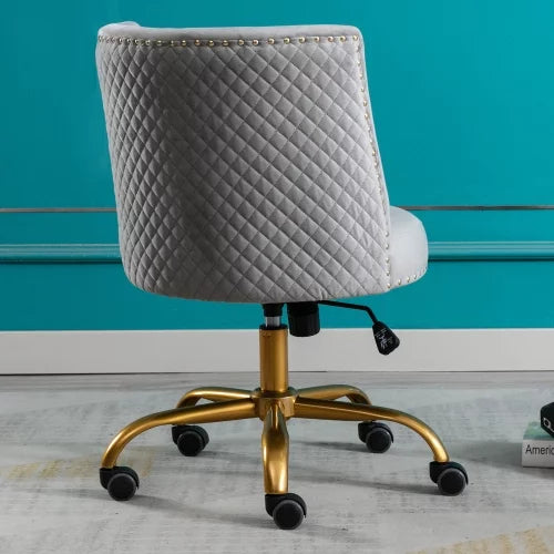 Velvet Swivel Desk Chair N806