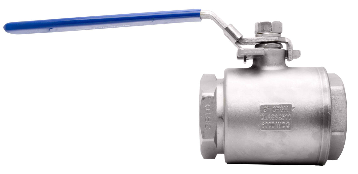 2x22 NPT Stainless Steel Full Port Ball Valve N7228