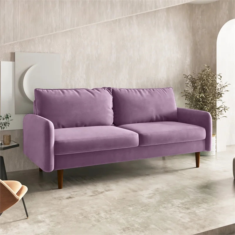 Purple Velvet Sofa H457519