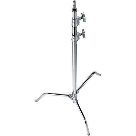 Chrome-Plated Sliding Leg C-Stand M3393