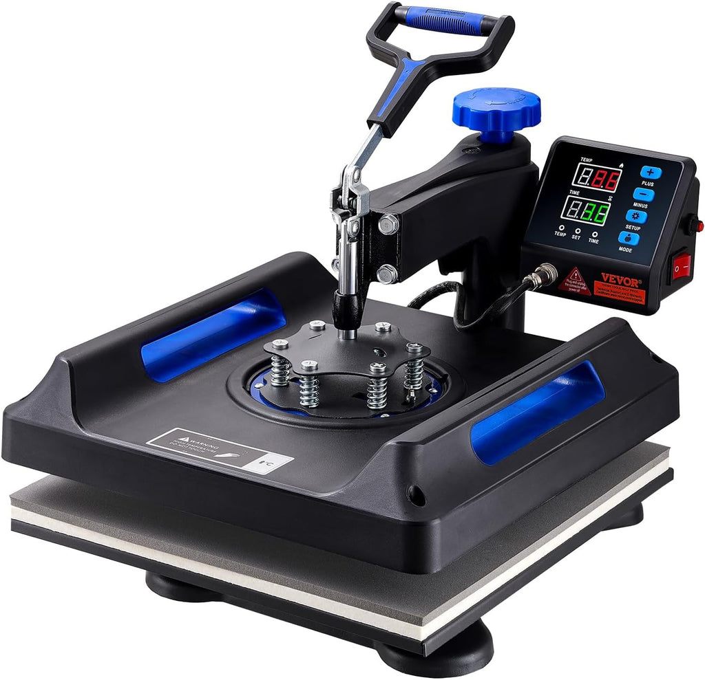 15x15inches 5 in 1 Swing Away Digital Control Heat Press M218355