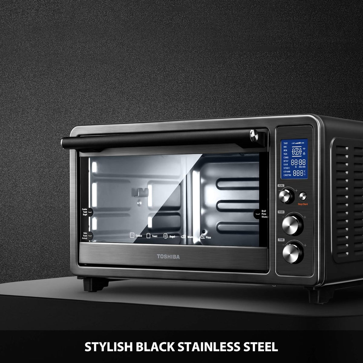 6-slice 12-inch Digital Toaster Oven with 10 Functions P8423