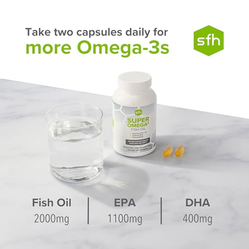 2000mg Omega 3 Fish Oil Capsules Q799