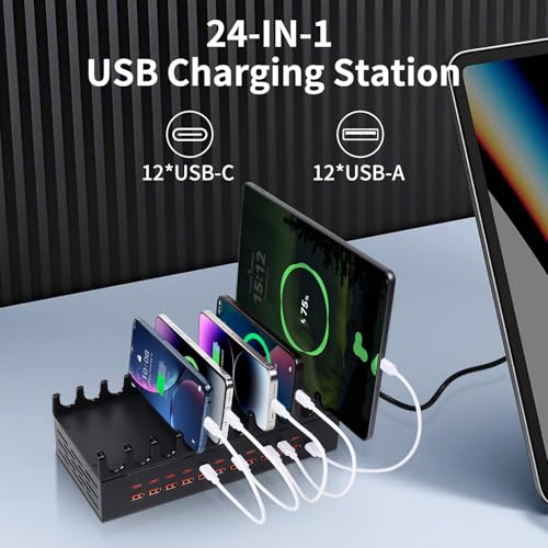 24 Ports USB Fast Charging Station R3164
