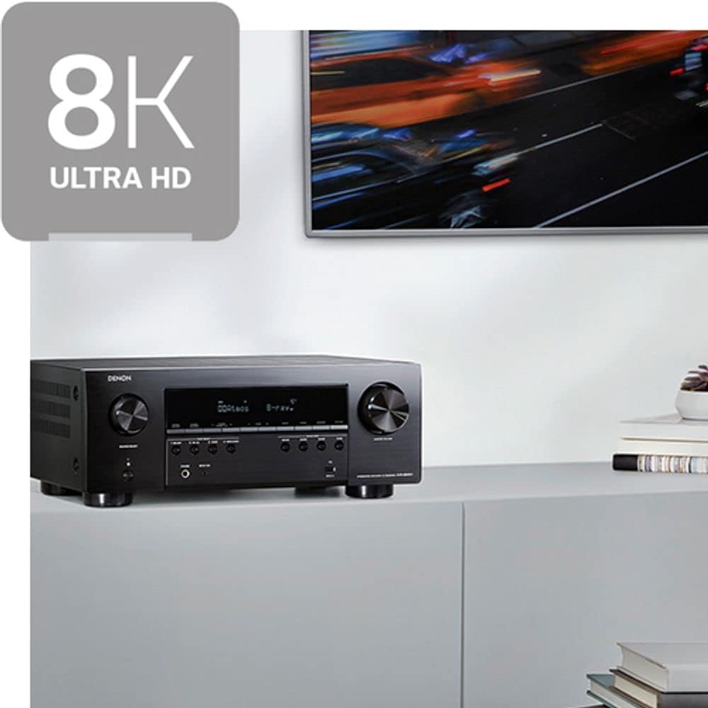 8K Ultra HD 7.2 Channel AV Receiver Black W240037