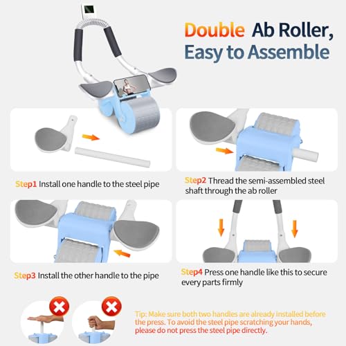 Ab Roller Wheel with Knee Mat E333349