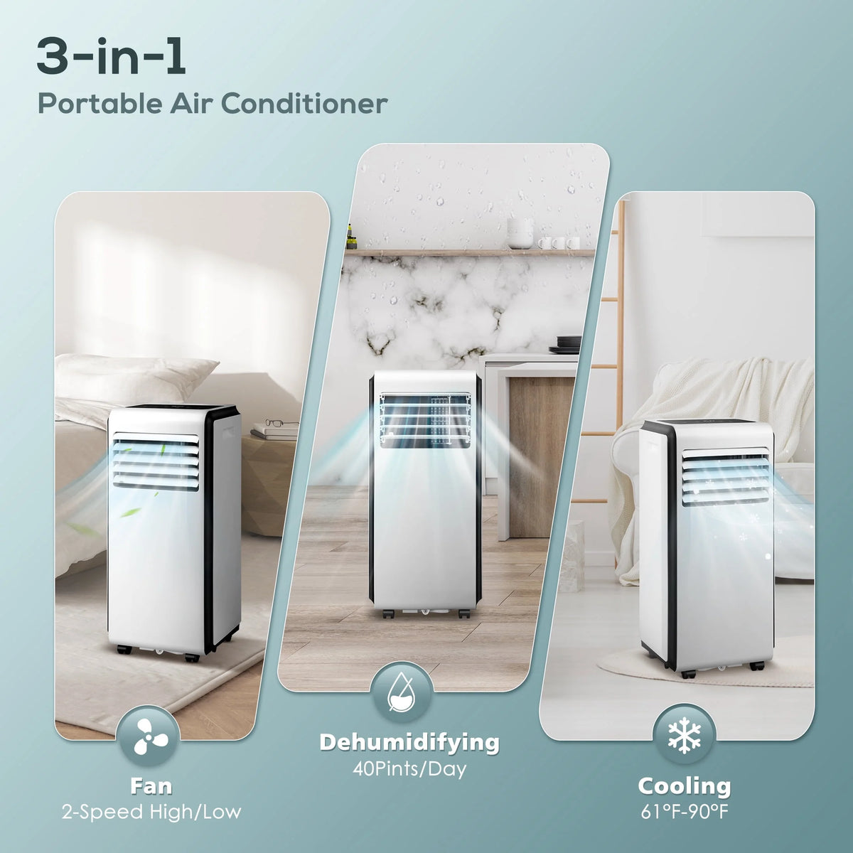 5000 BTU Portable Air Conditioner S654