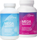 60 Capsules + 120 Capsules Gut and Immune Support Bundle Spore-Based Probiotic with Dairy-Free Immunoglobulin Concentrate F478
