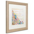 White Matte Birch Frame 16x16-Inch Wall Art P70098