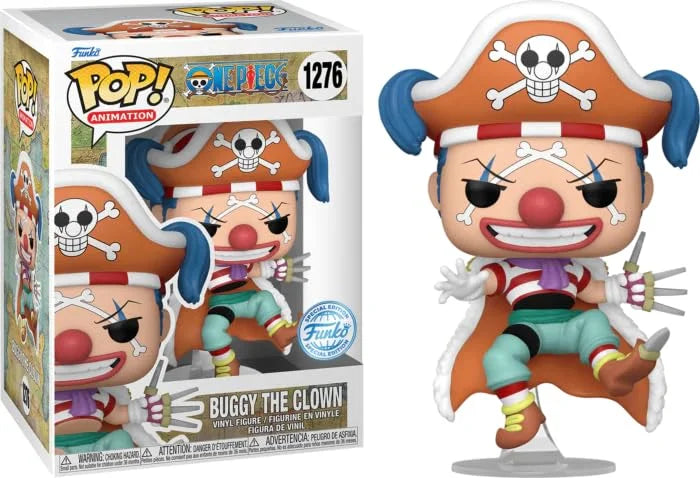 Multicolor One Piece Buggy The Clown Pop! Vinyl Figure M944436