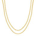 18 Inches Gold Plated Rope Chain Necklace S530327