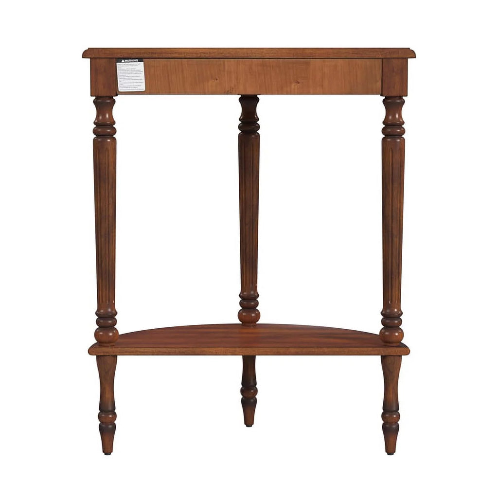 Antique Cherry Demilune Console Table U449077