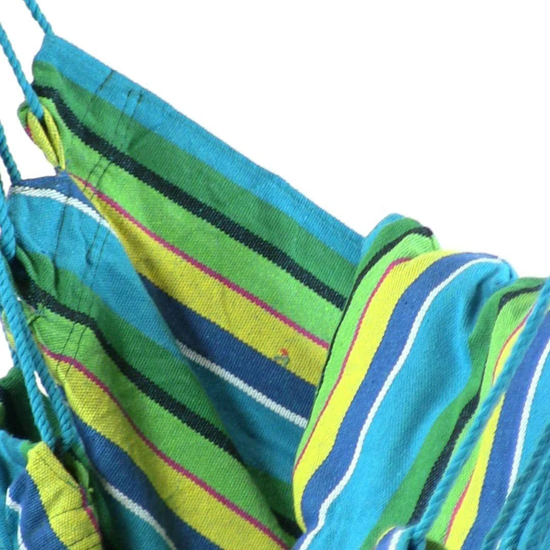 Hanging Hammock Swing with Two Cushions Set of 2 D4951