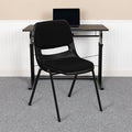 Black Padded Stack Chair G7378