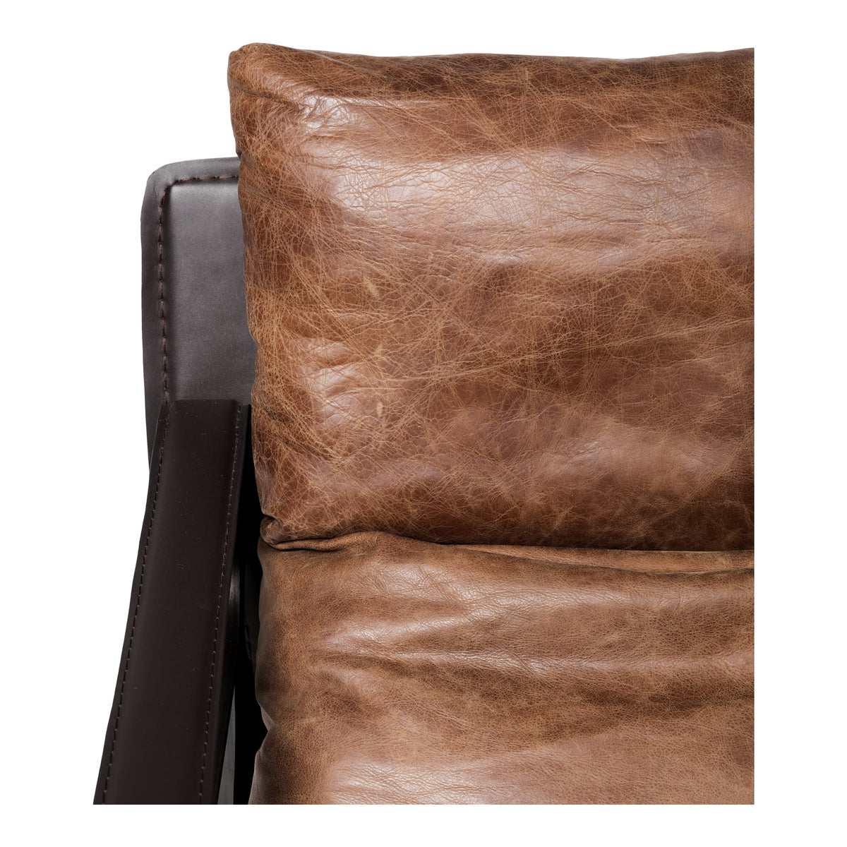 Brown Leather Club Chair W69757