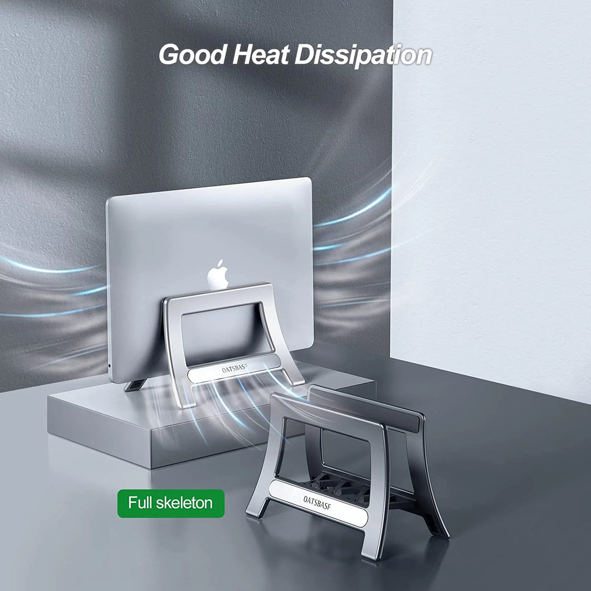 Vertical Laptop Stand with Auto Adjust Width G324