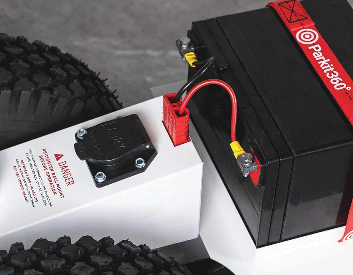 Battery Powered Trailer Dolly with 2 Hitch Balls M60128