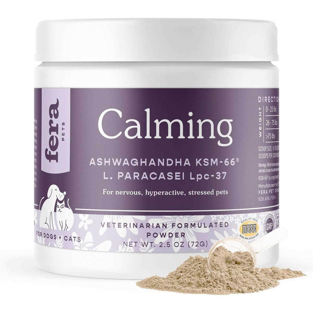 Calming Support for Dogs and Cats F8347