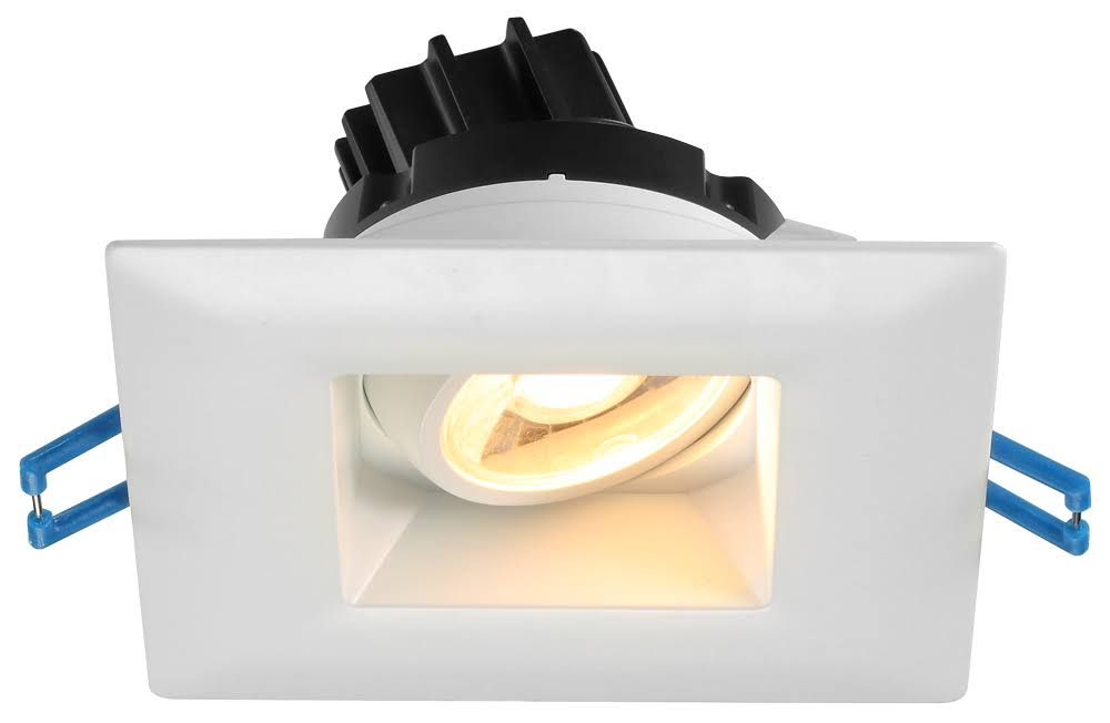 3 inch Square Regressed Gimbal 7.5W LED 3500K White 15 Degree 620 Lm Type IC Air-Tight Wet Locations CRI 90 H4099