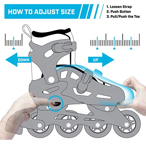 Button Adjustable Inline Skate M36941