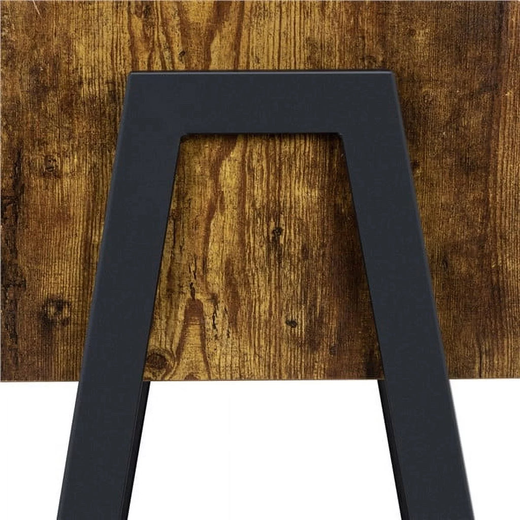 Set of 2 Nightstands with Iron Legs D166