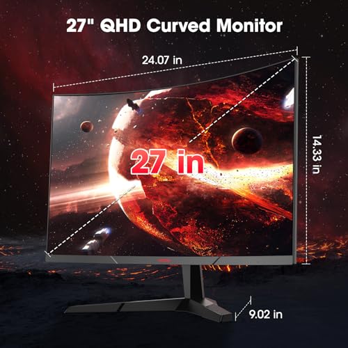 27 inch QHD 180Hz Curved Gaming Monitor S647