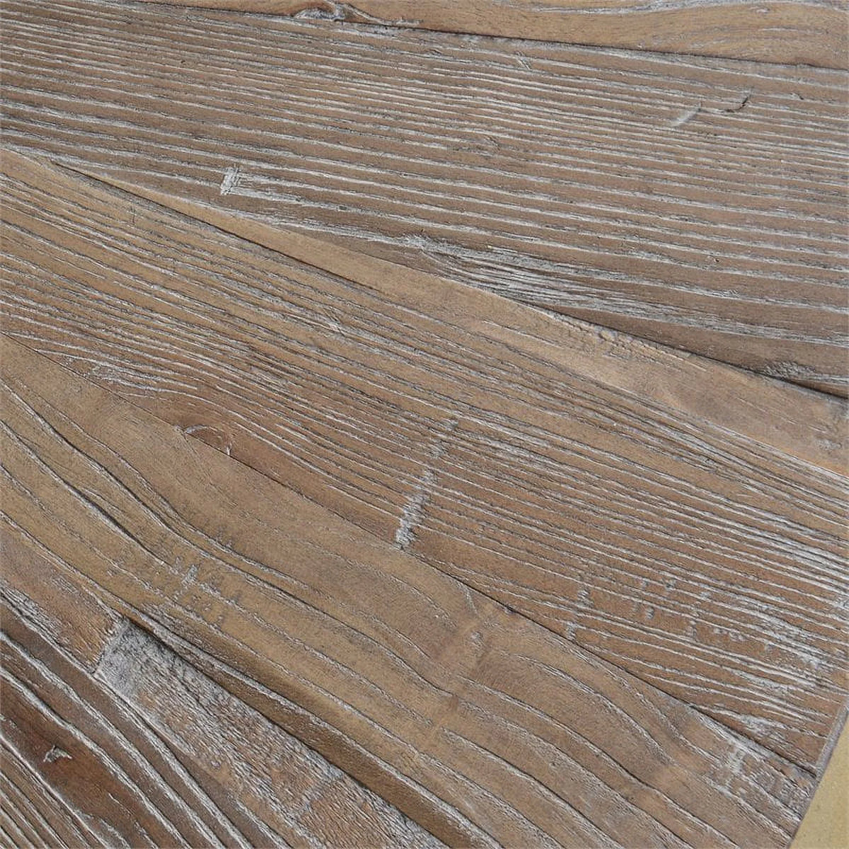 Wood and Metal End Table F801