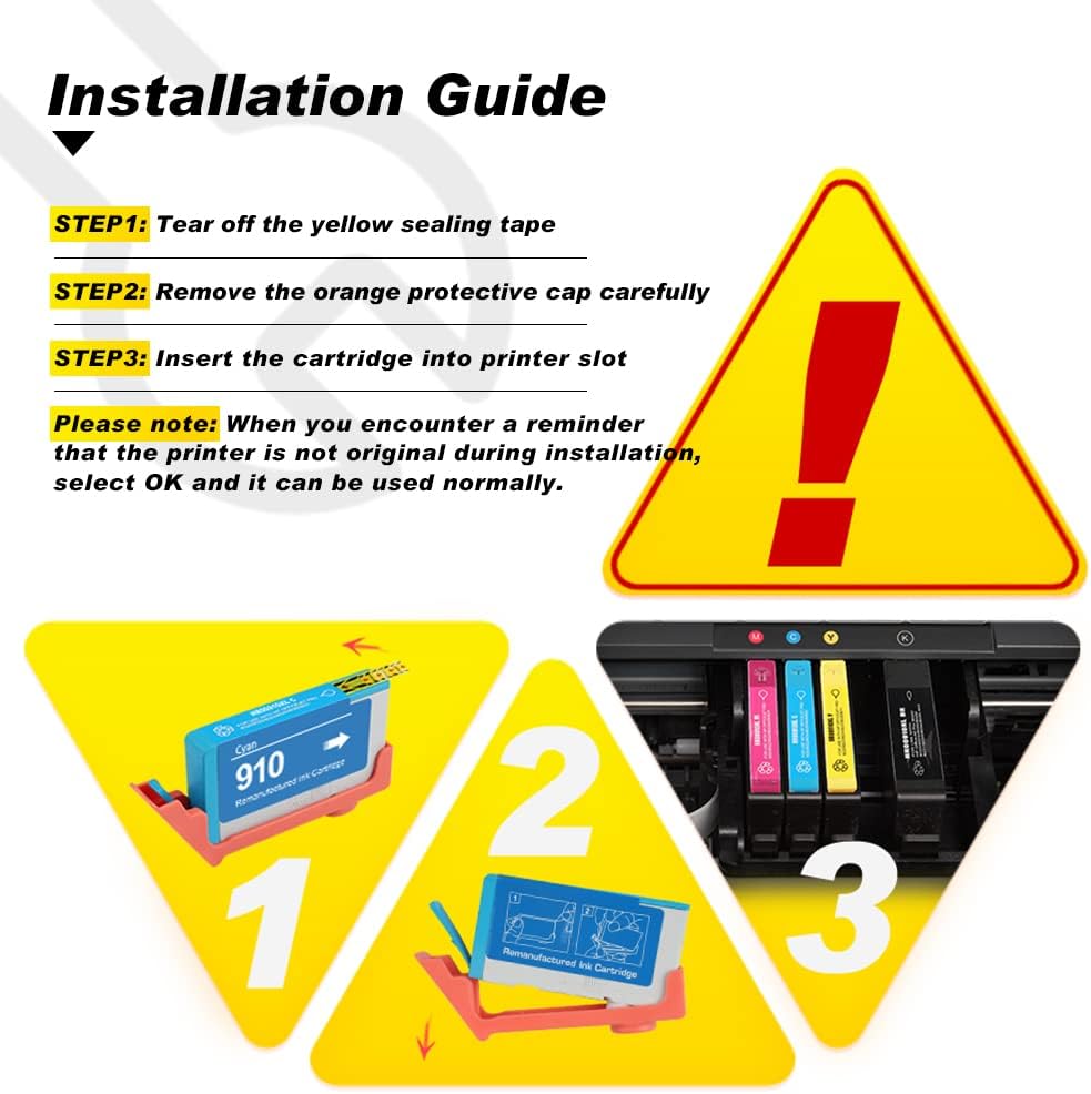 Remanufactured Ink Cartridge Replacement 4 Pack W26449