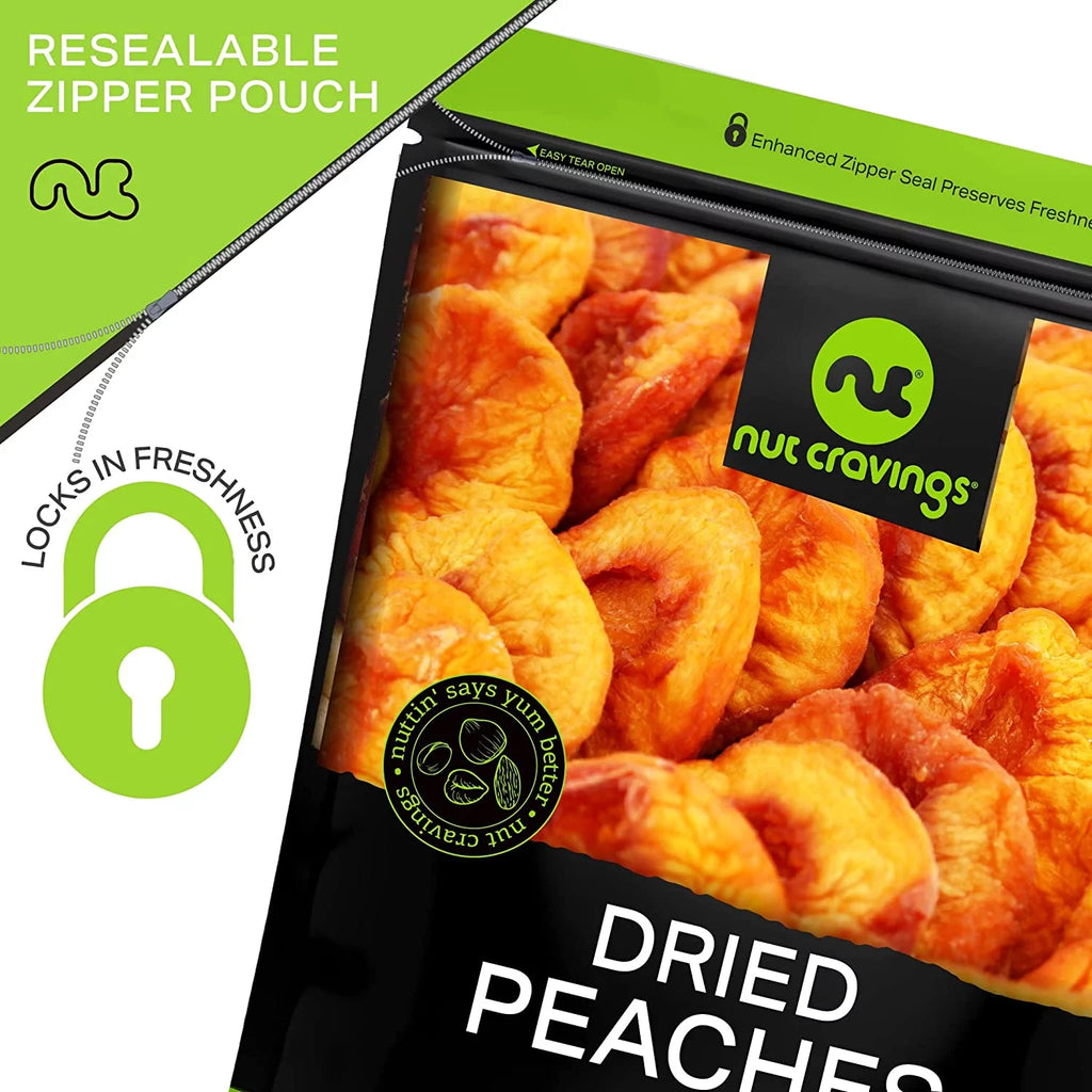 Sun Dried California Peaches, No Sugar Added 32oz L975