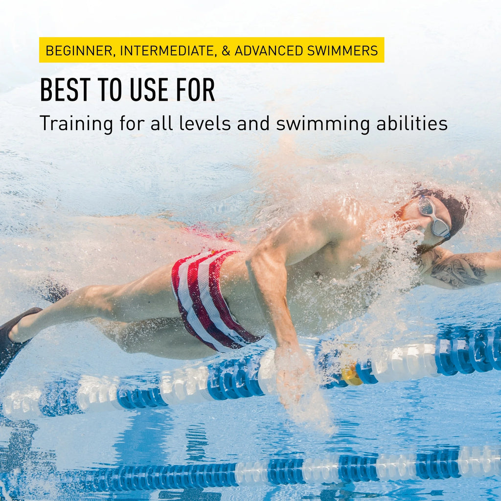 Swimming Fins for Men, Women, and Kids, Adult XS, Blue/Yellow P929667
