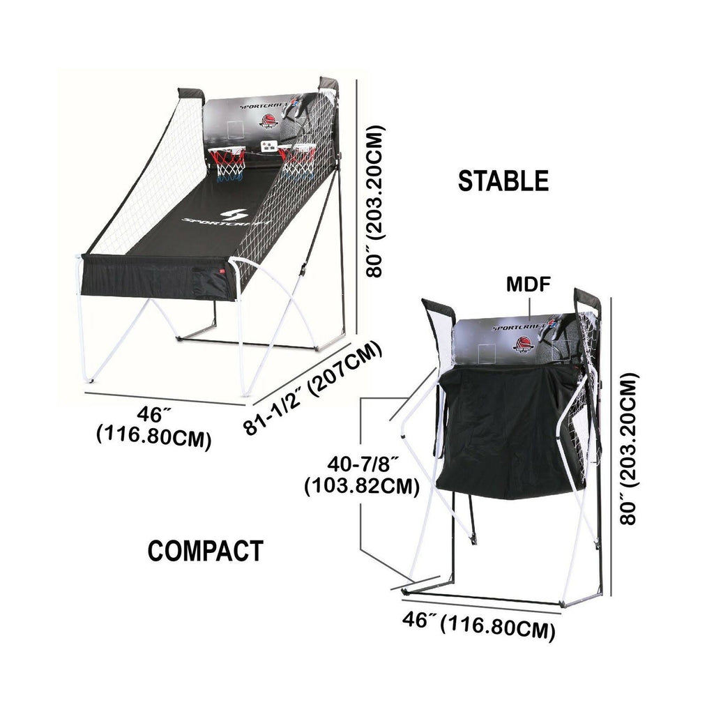 Double Hoop Shot Basketball Arcade Game F4261