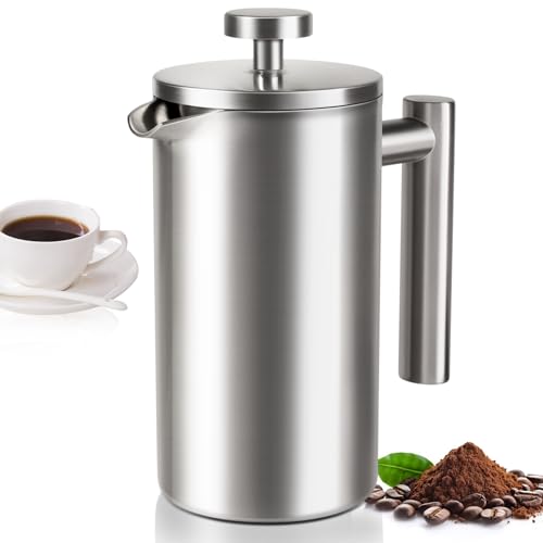 12 OZ Stainless Steel French Press Coffee Maker E54927