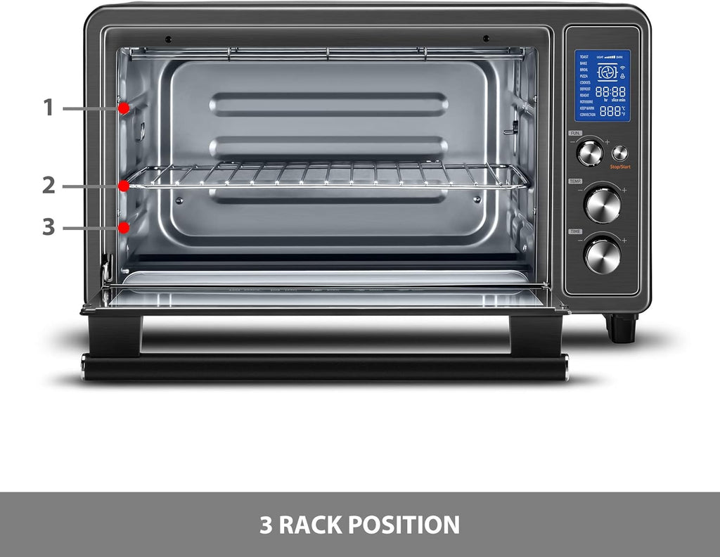 6-slice 12-inch Digital Toaster Oven with 10 Functions P8423
