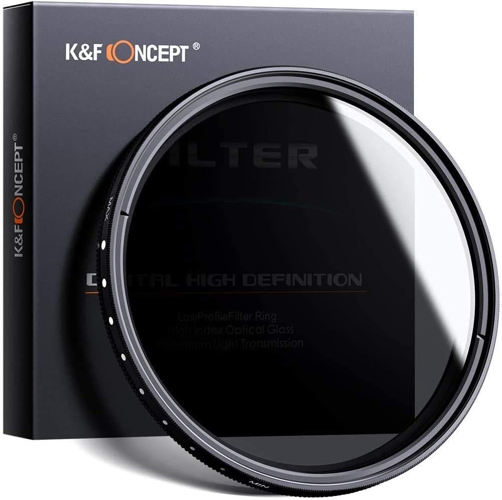 77mm ND Filter Variable Neutral Density Adjustable Lens Filter U856