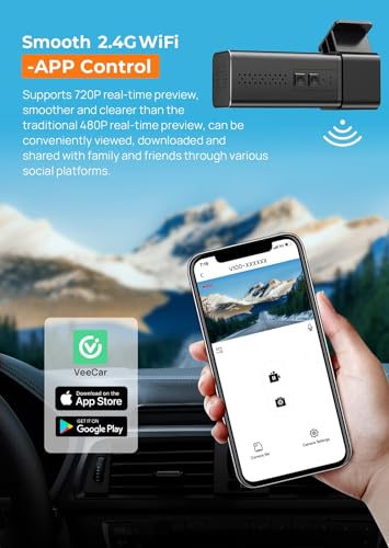 2.5K WiFi Mini Dash Cam with 32G SD Card J722
