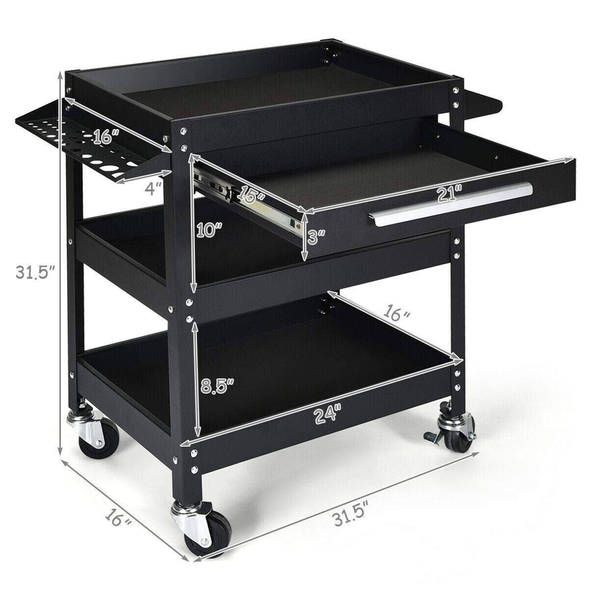 Rolling Tool Cart with Drawer S32568