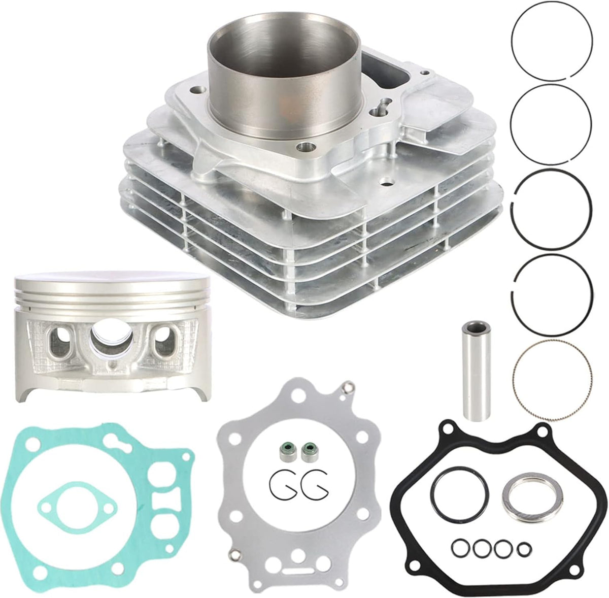 Top End Rebuild Kit Cylinder Piston Gaskets for Honda Foreman 450 G5106