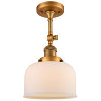 Large Bell 1 Light Sconce LED (Brass) S328