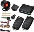 Car Central Lock Kit with Shock Sensor and 2 Replacement Remote Control Y242