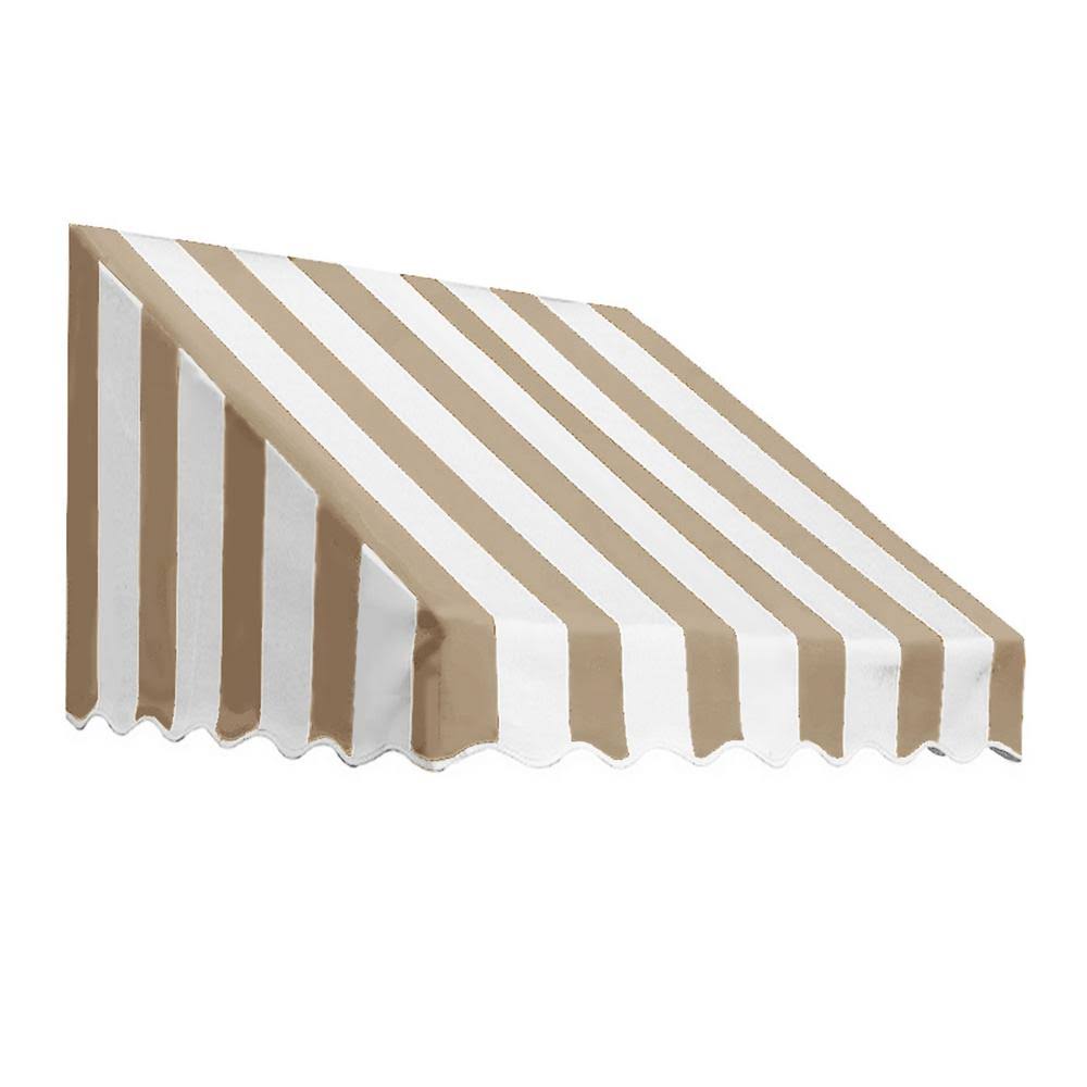 Linen/White Window Awning F325590