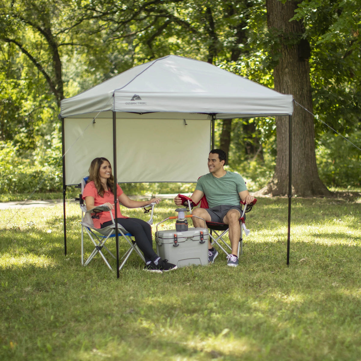 6' x 6' Gray Instant Outdoor Canopy T45929