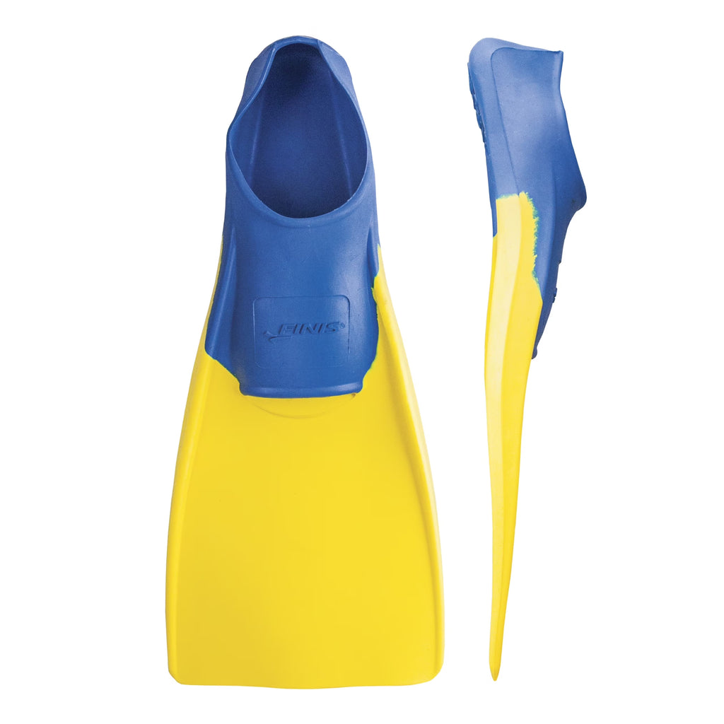 Swimming Fins for Men, Women, and Kids, Adult XS, Blue/Yellow P929667