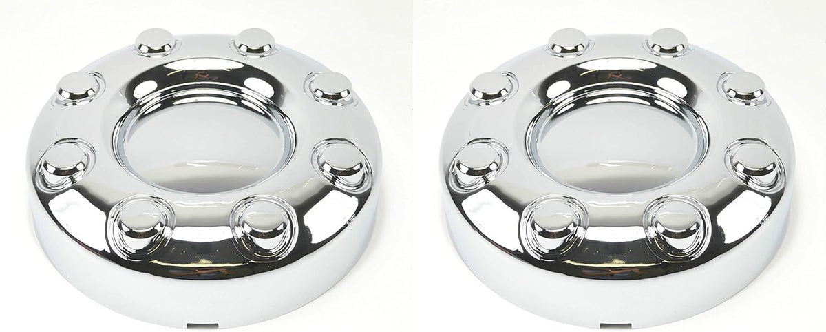 2 Front 2WD Chrome Wheel Center Caps X724