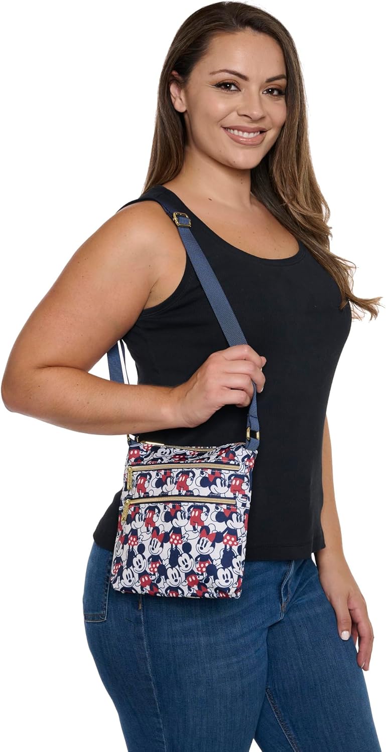 Navy Nylon Crossbody Purse V537529