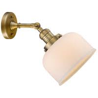 Large Bell 1 Light Sconce LED (Brass) S328
