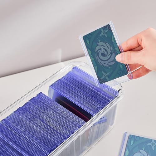2 Pack Trading Card Storage Box with 5 Dividers W7653