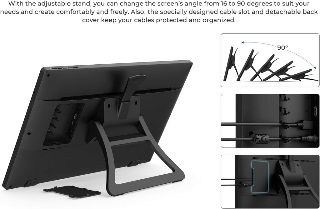 21.5in Drawing Monitor with Screen Digital Graphics Tablet W130